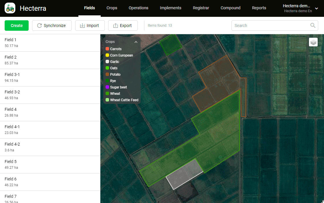 Smart farming with Wialon